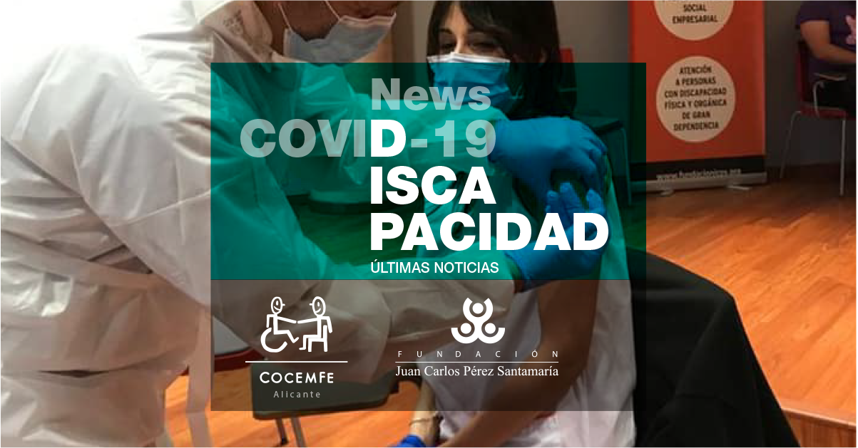 Segunda dosis de vacunación en el CAI de Cocemfe Alicante