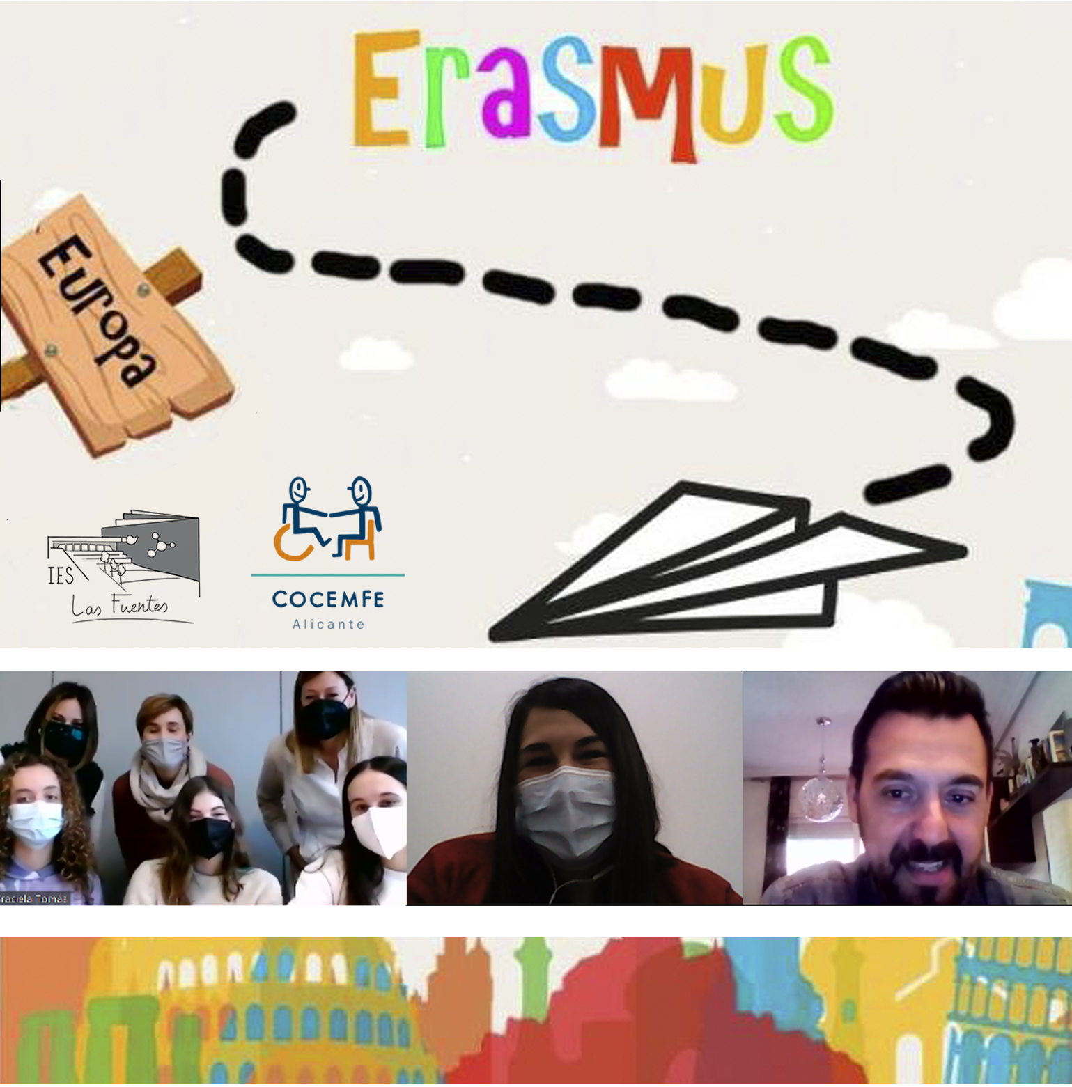 Erasmus +, sinergia entre Cocemfe Alicante y el IES las Fuentes Internacional