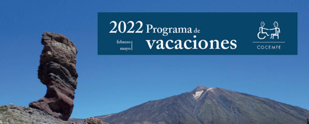 Programa de vacaciones Cocemfe para el 2022