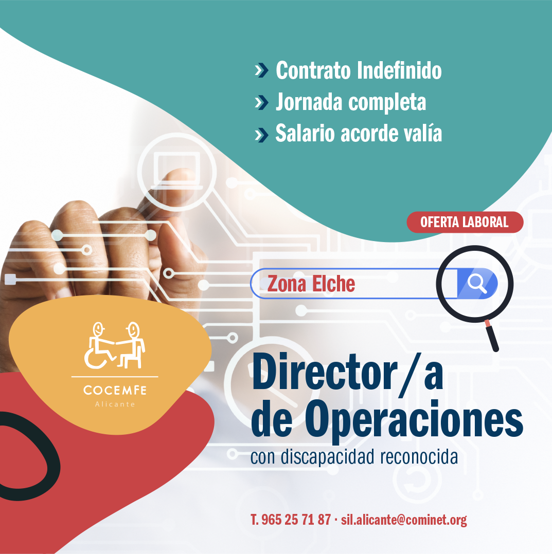 Oferta de Empleo, zona Elche, Director/a de Operaciones