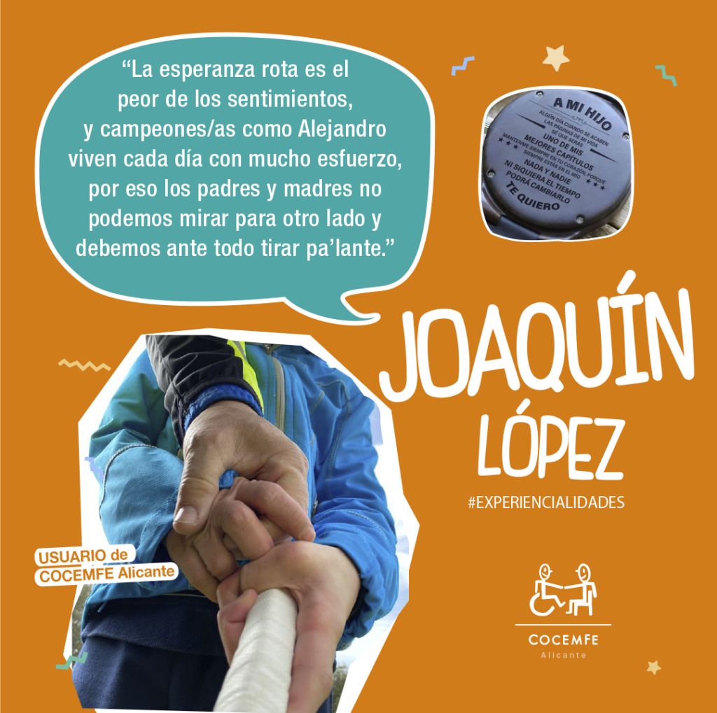 Testimonio de Joaquín López, padre de Alejandro, un niño con discapacidad