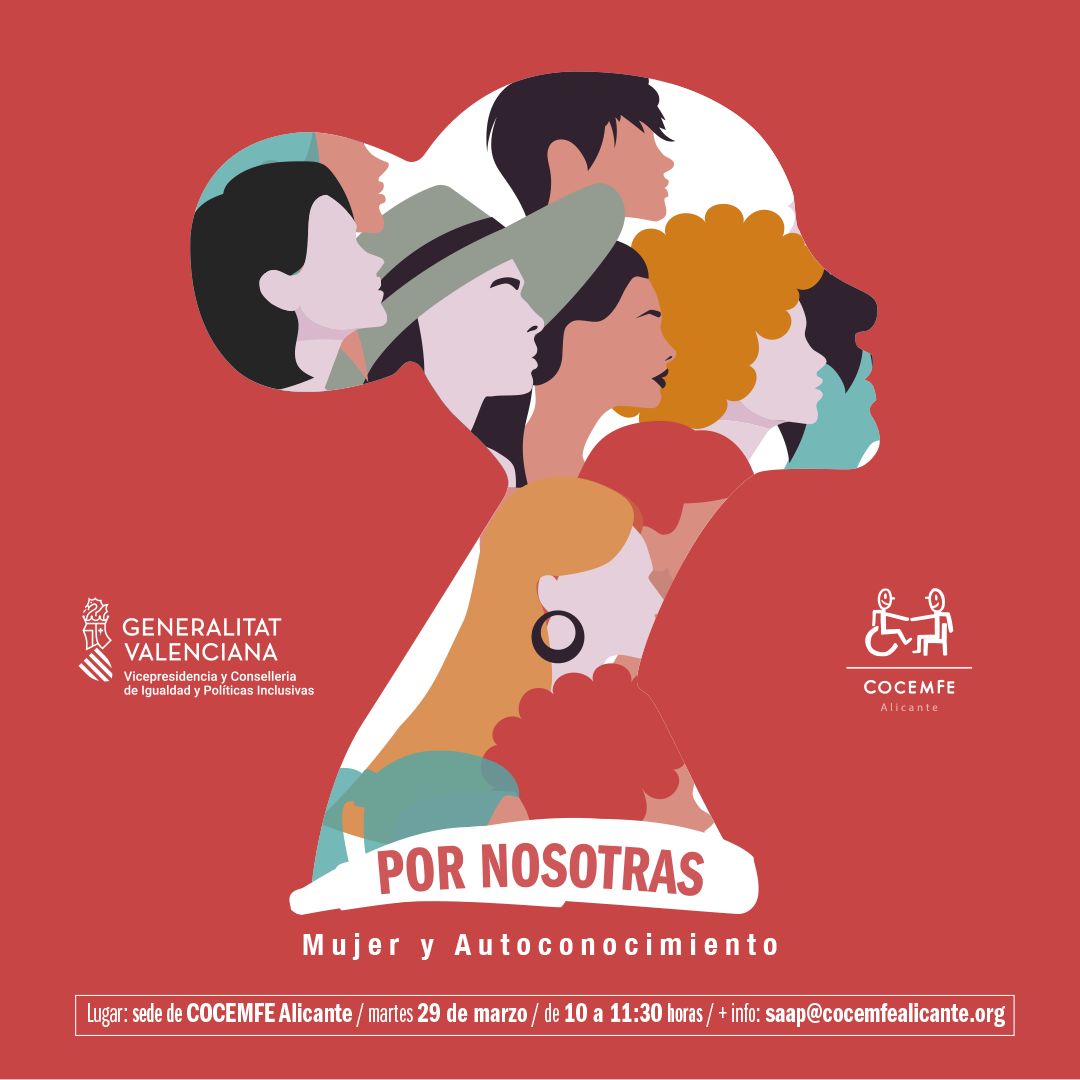 Por Nosotras, taller organizado por Cocemfe Alicante para la mujer y su autoconocimiento